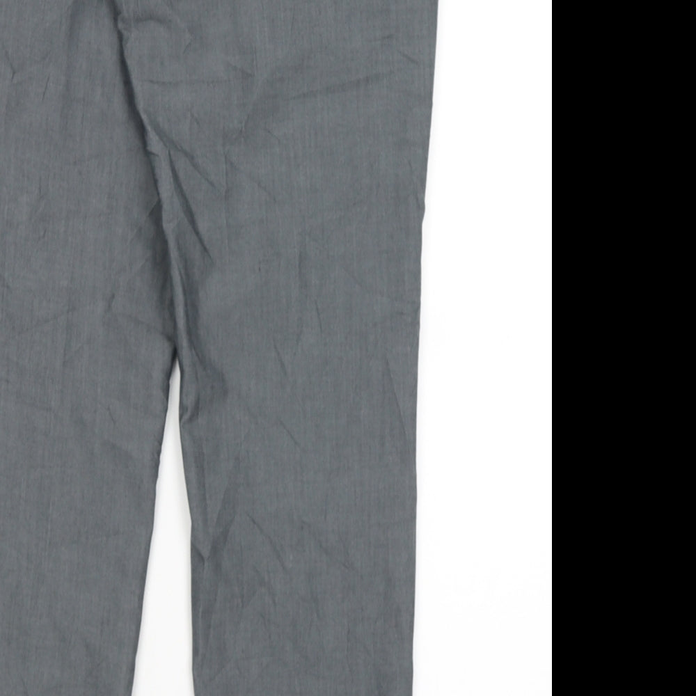 Burton Menswear Mens Grey Dress Pants Trousers Size 34 in L30 in