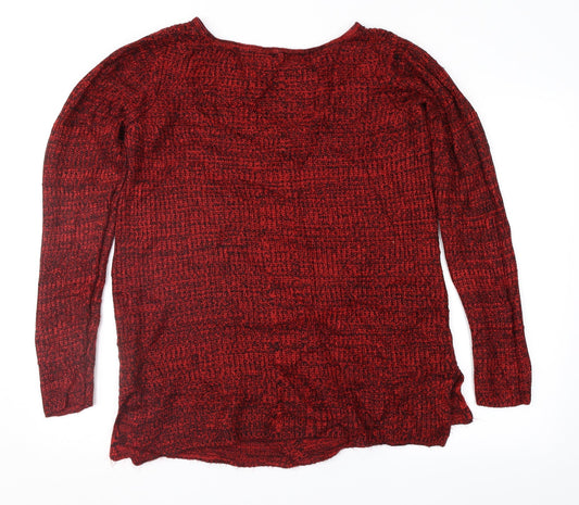 Design 365 Womens Red Pullover Jumper Size M