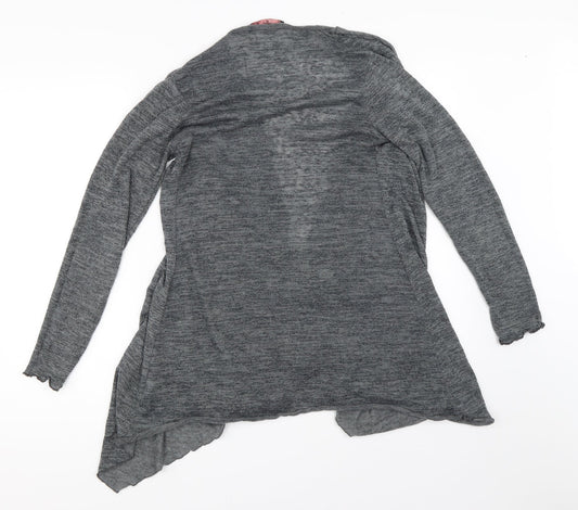 Miso Womens Grey Cardigan Jumper Size 12
