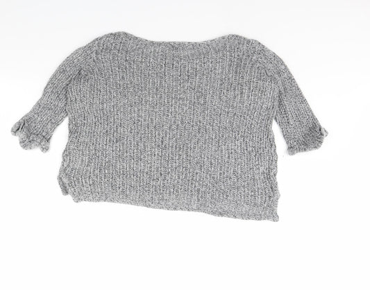 Topshop Womens Grey Pullover Jumper Size 10