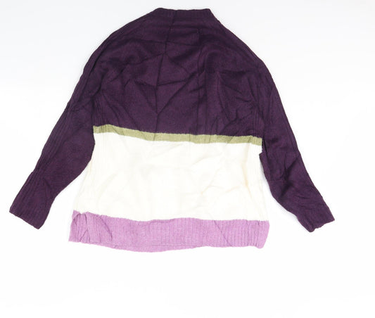 m&s Womens Purple Pullover Jumper Size M