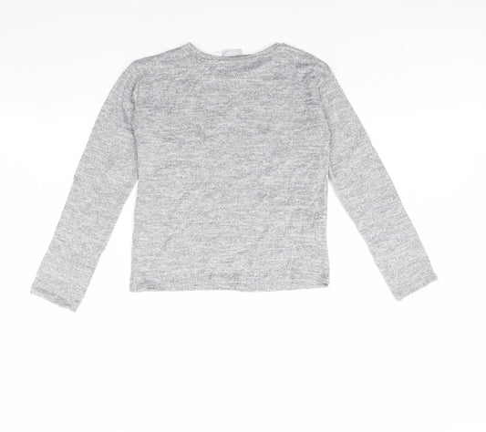 I Love Girls Wear Girls Grey Pullover Jumper Size 11 Years - Unicorn