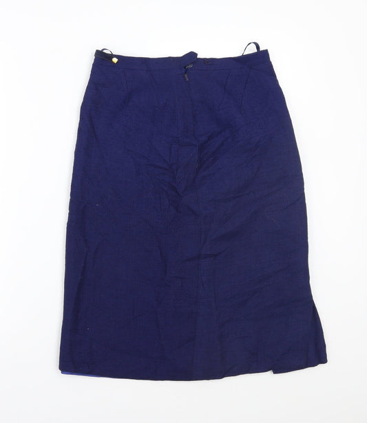 Preworn Womens Blue A-Line Skirt Size 28