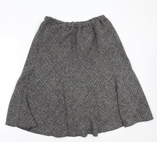 Preworn Womens Black A-Line Skirt