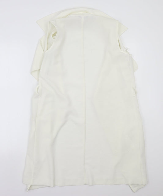 Select Womens White Cardigan Jumper Size 12