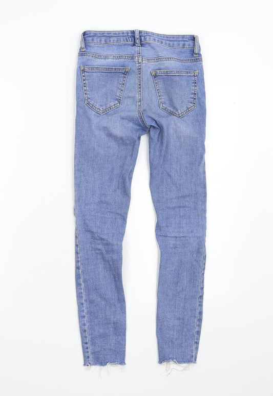 New Look Girls Blue Denim Skinny Jeans Size 9 Years