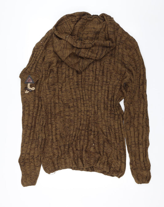 Preworn Womens Brown Pullover Hoodie Size XL