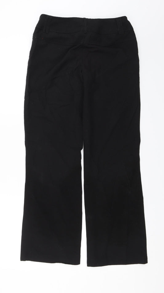 Topshop Womens Black Dress Pants Trousers Size 8 L26 in