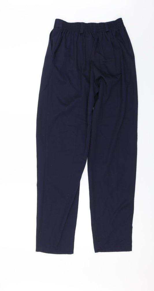 EC Womens Blue Capri Trousers Size 24 in L27 in