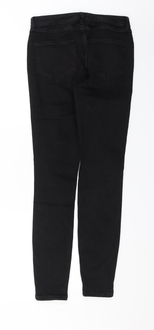 Denim Co Womens Black Denim Skinny Jeans Size 12 L27 in