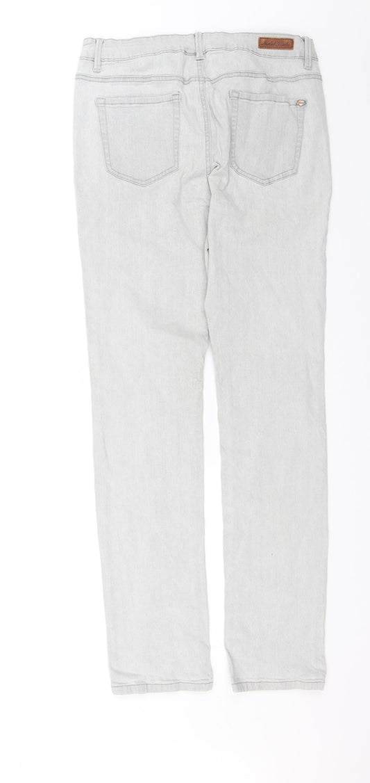Motel Rocks Womens Blue Denim Skinny Jeans Size 30 in L29 in