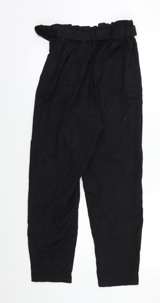 H&M Womens Black Dress Pants Trousers Size S L24 in