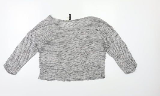 H&M Womens Grey Pullover Jumper Size S