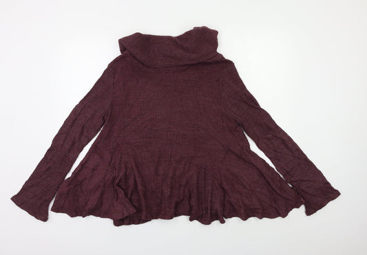 9 HI 5 Womens Purple Pullover Jumper Size S