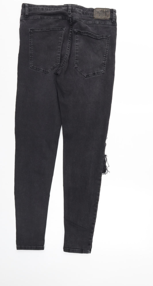 Kings Will Dream Womens Black Denim Tapered Jeans Size 6 L29 in