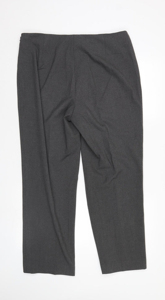 Steilmann Womens Grey Trousers Size 18 L28 in