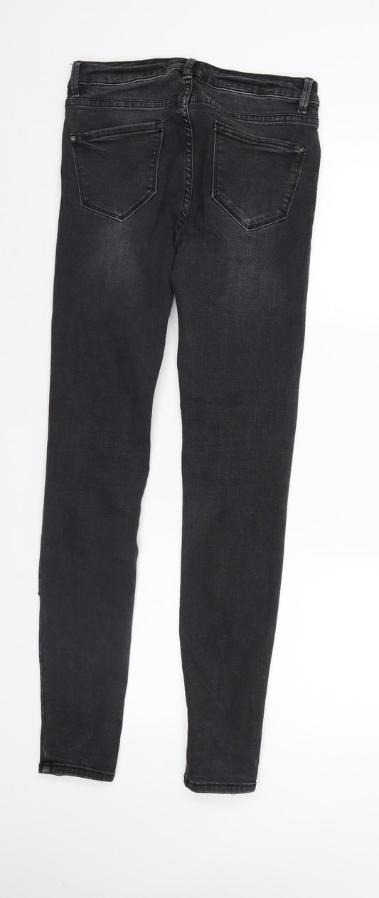 New Look Womens Black Denim Skinny Jeans Size 10 L31 in