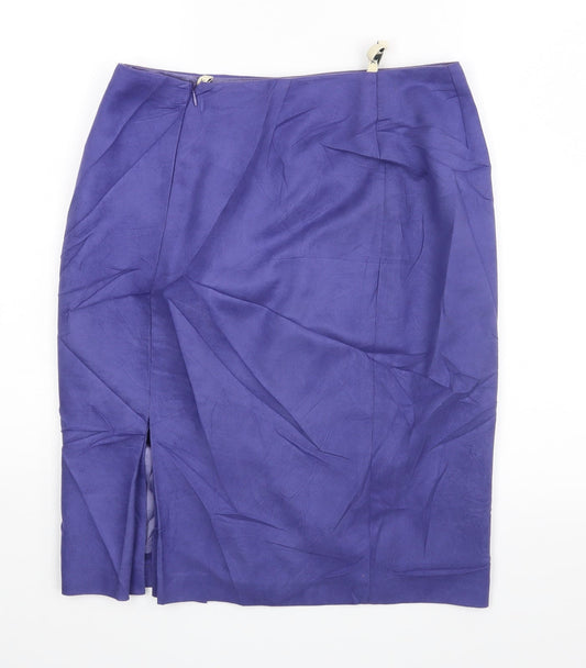 Kaliko Womens Purple Straight & Pencil Skirt Size 12