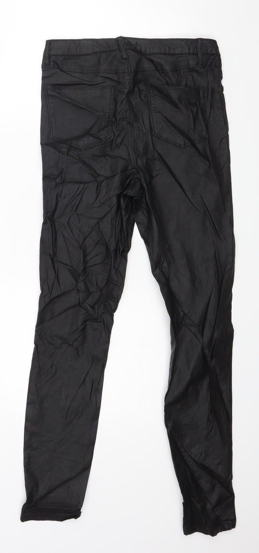 Denimco Womens Black Trousers Size 12 L27 in