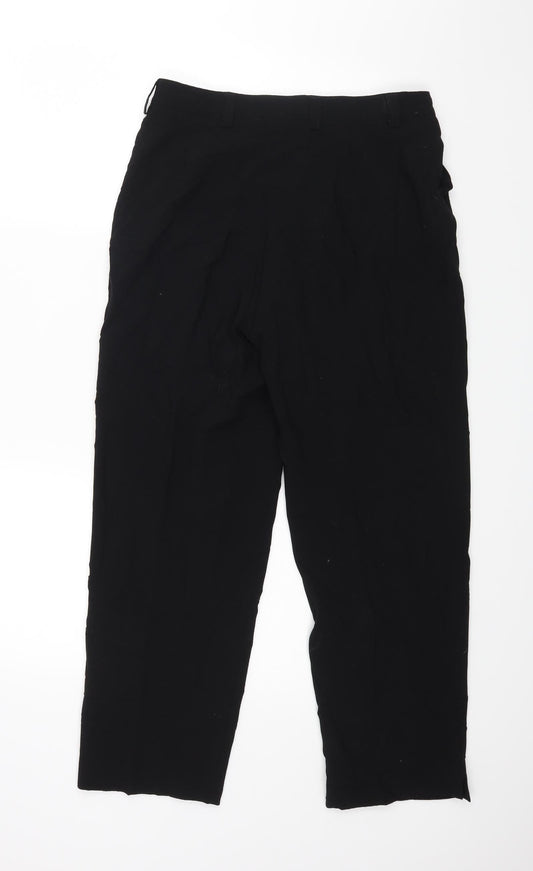 Wichele Womens Black Trousers Size 12 L24 in