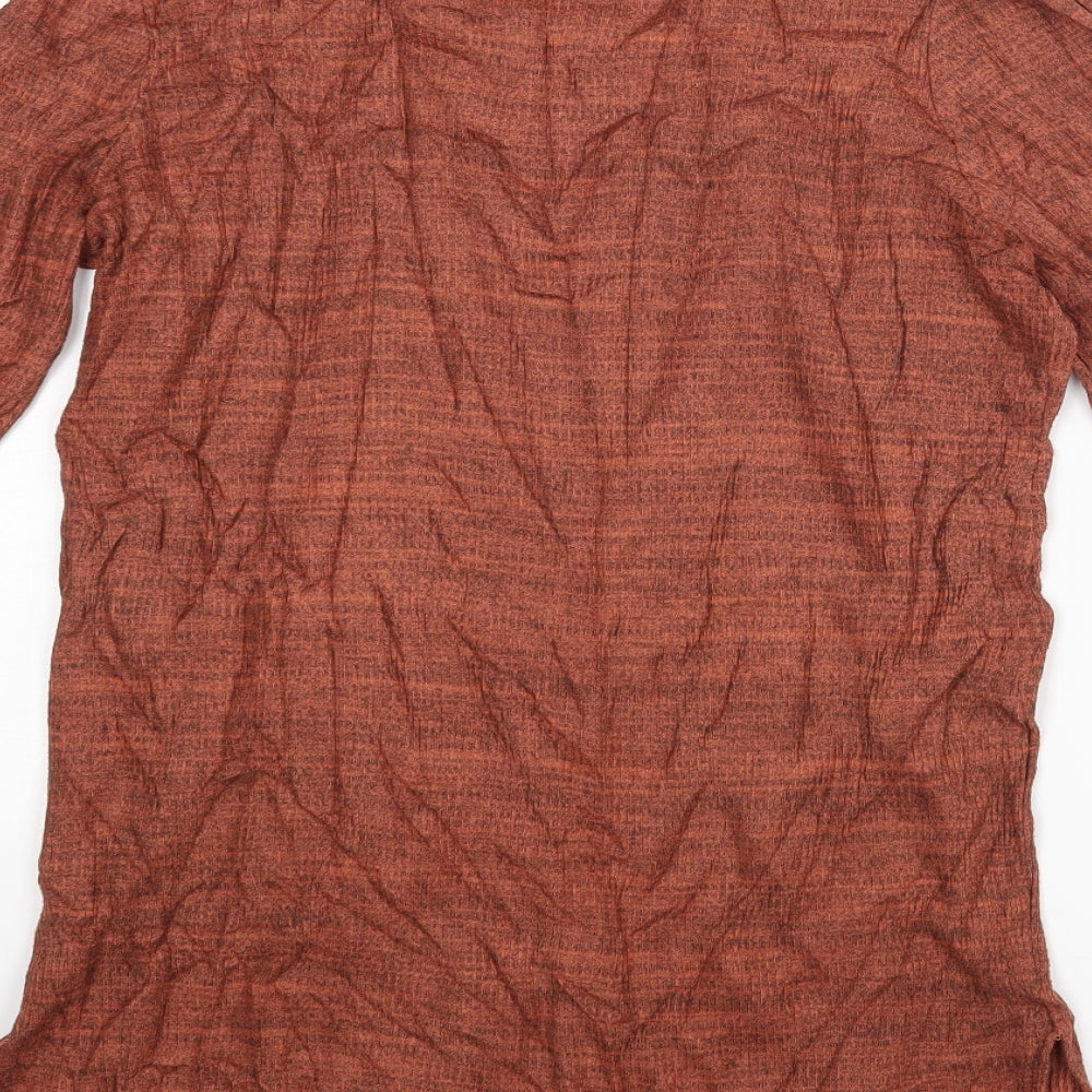 New Look Womens Brown Basic Blouse Size 14