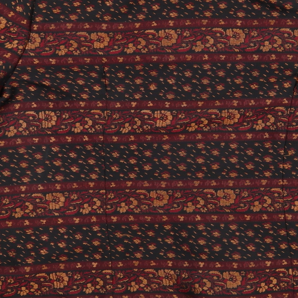 James Meade Womens Red Paisley Jacket