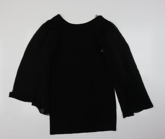 Dorthey Perkins Womens Black Fit & Flare Size 10