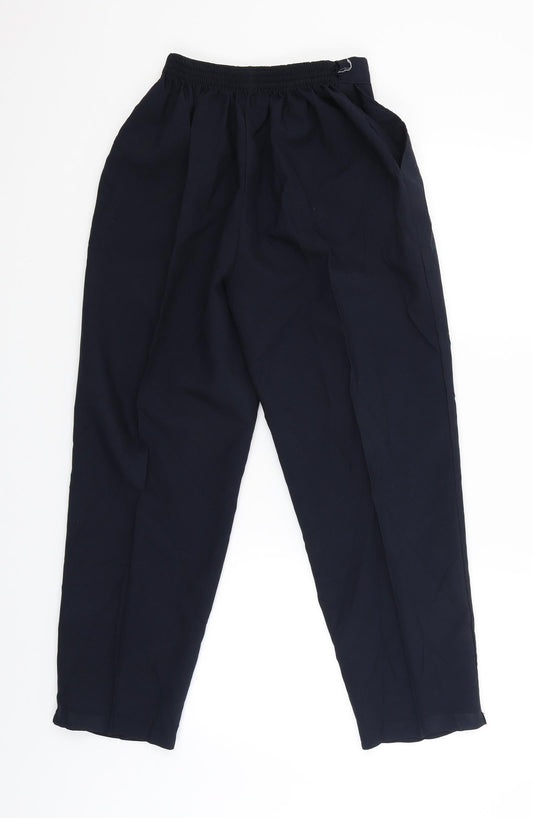 Preworn Womens Blue Sweatpants Trousers Size 14 L25 in