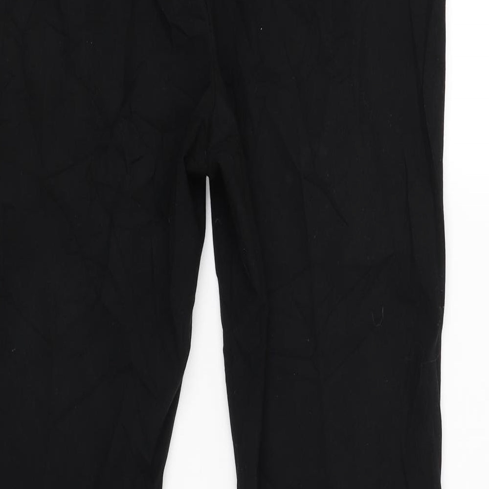 M&S Womens Black Trousers Size 10 L29 in