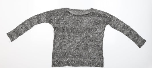Zara Womens Grey Basic Blouse Size M