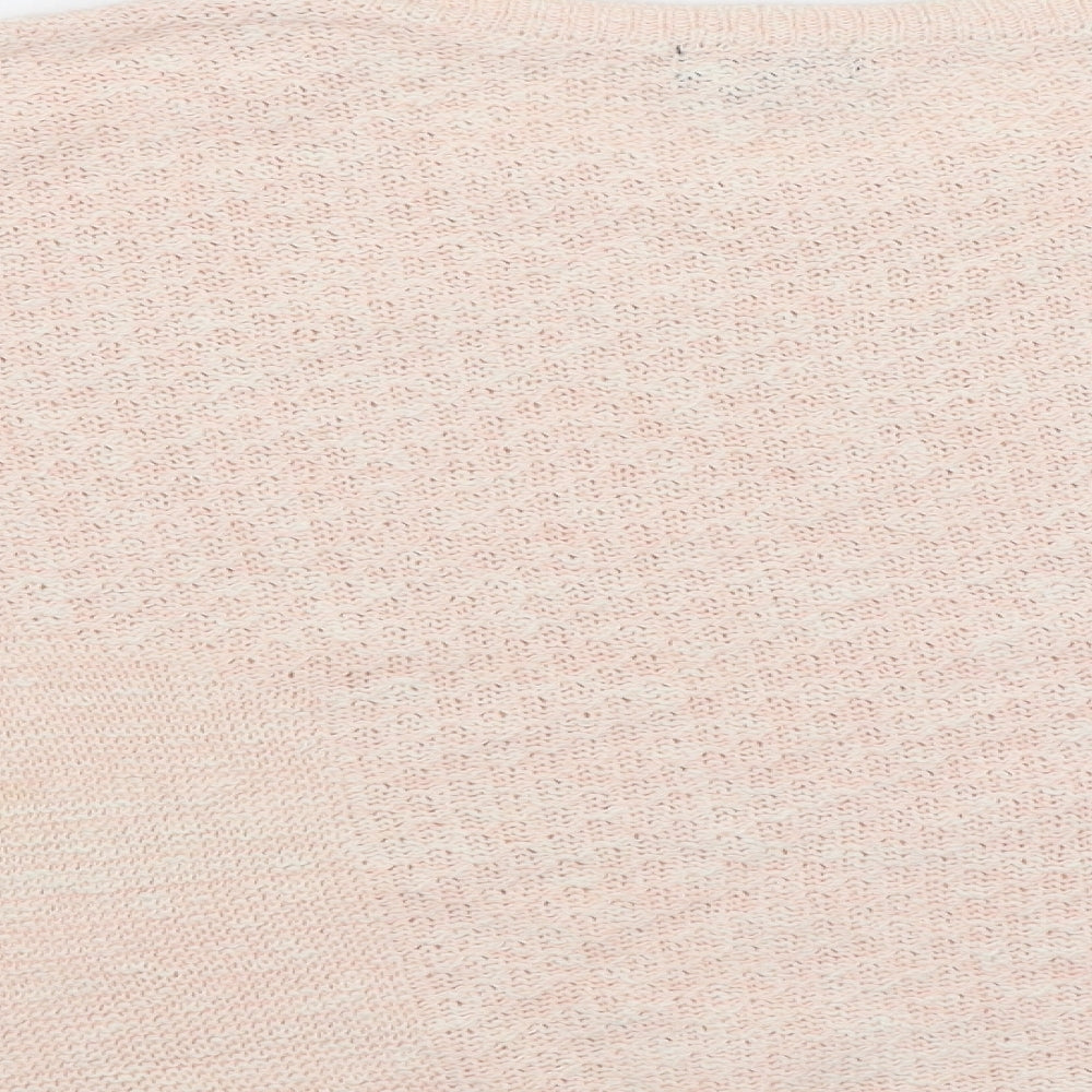 Topshop Womens Pink Pullover Jumper Size 6