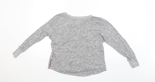 Night Owl Womens Grey Pullover Jumper Size M