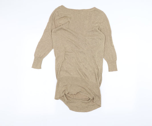 Papaya Womens Brown Basic Blouse Size 12