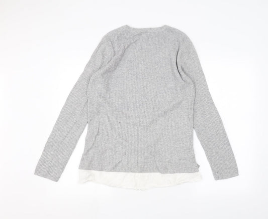 Topshop Womens Grey Pullover Jumper Size 10