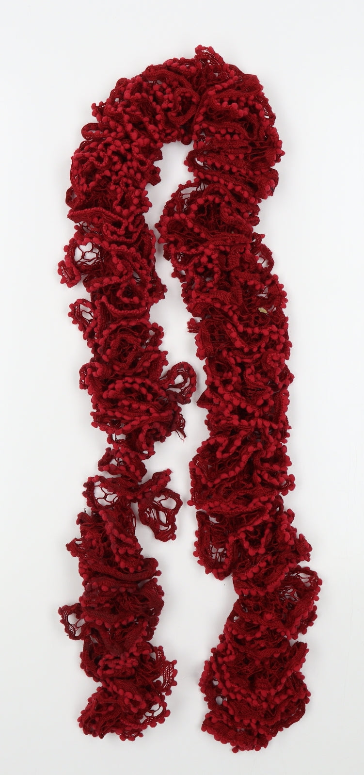 Preworn Womens Red Scarf - boa