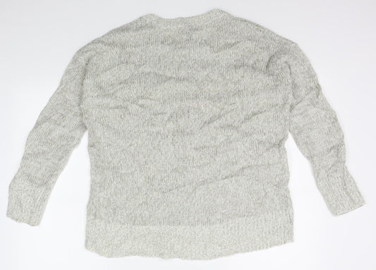 New Look Womens Grey Pullover Jumper Size M