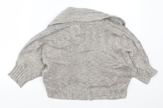 Matalan Womens Grey Cardigan Jumper Size 10
