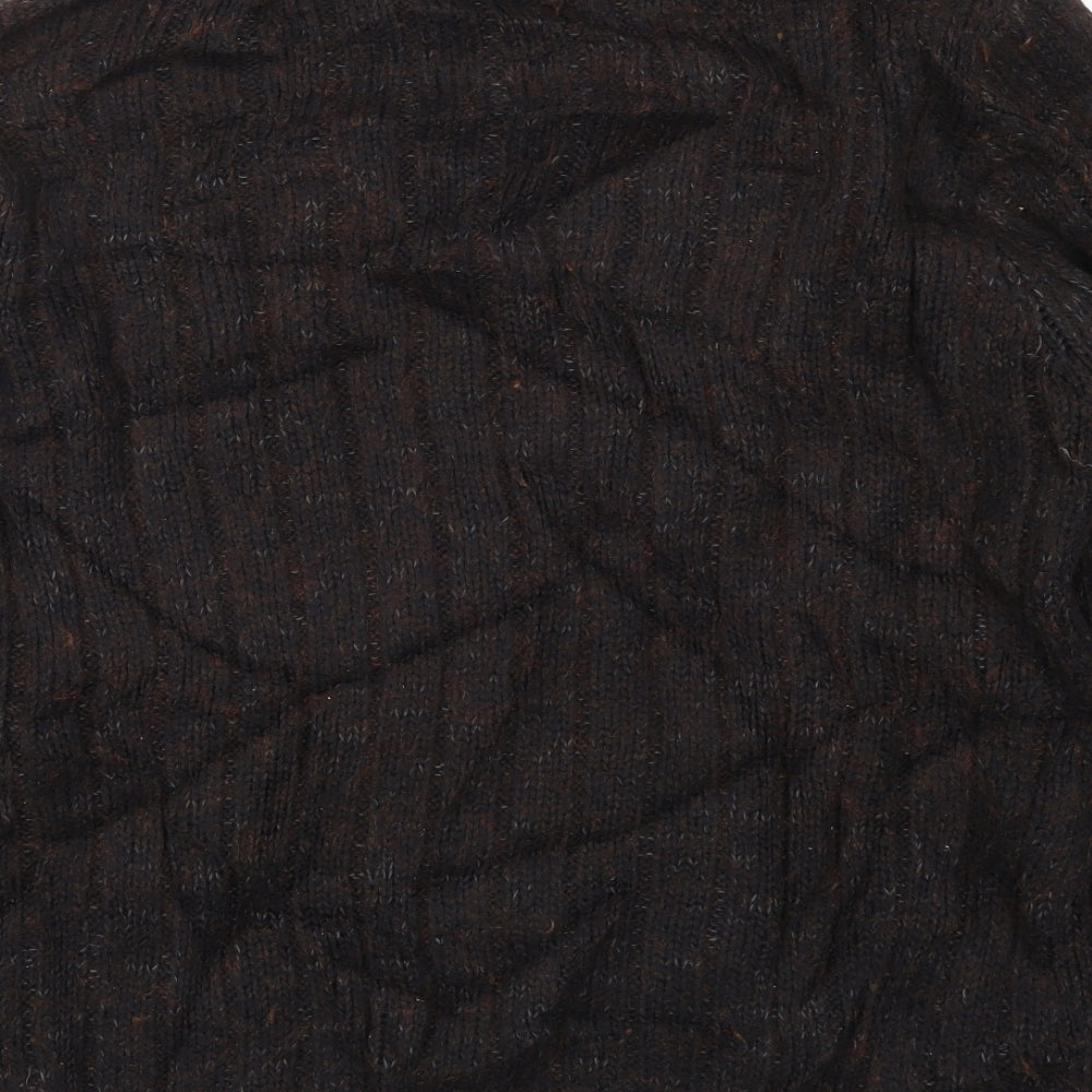 Marks and Spencer Girls Brown Knit Pullover Jumper Size M