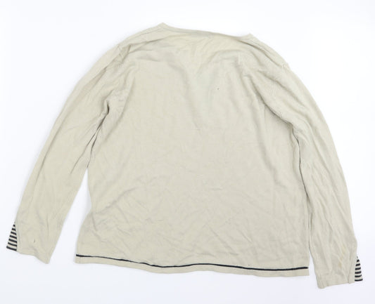 Special Collection Womens Beige Knit Pullover Jumper Size 18