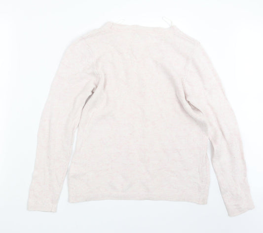 CC Womens Pink Knit Pullover Jumper Size L