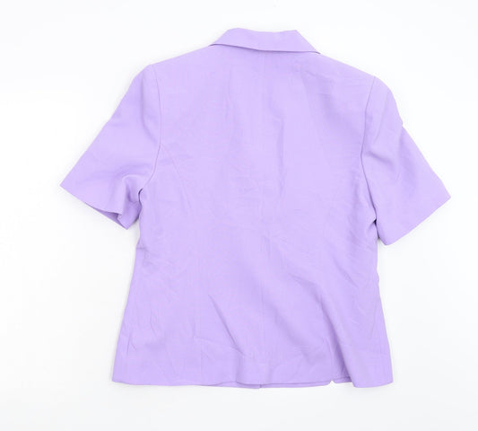 Isabelle Womens Purple Jacket Size 14