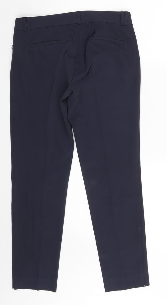Ayhan Womens Blue Chino Trousers Size M L25.5 in