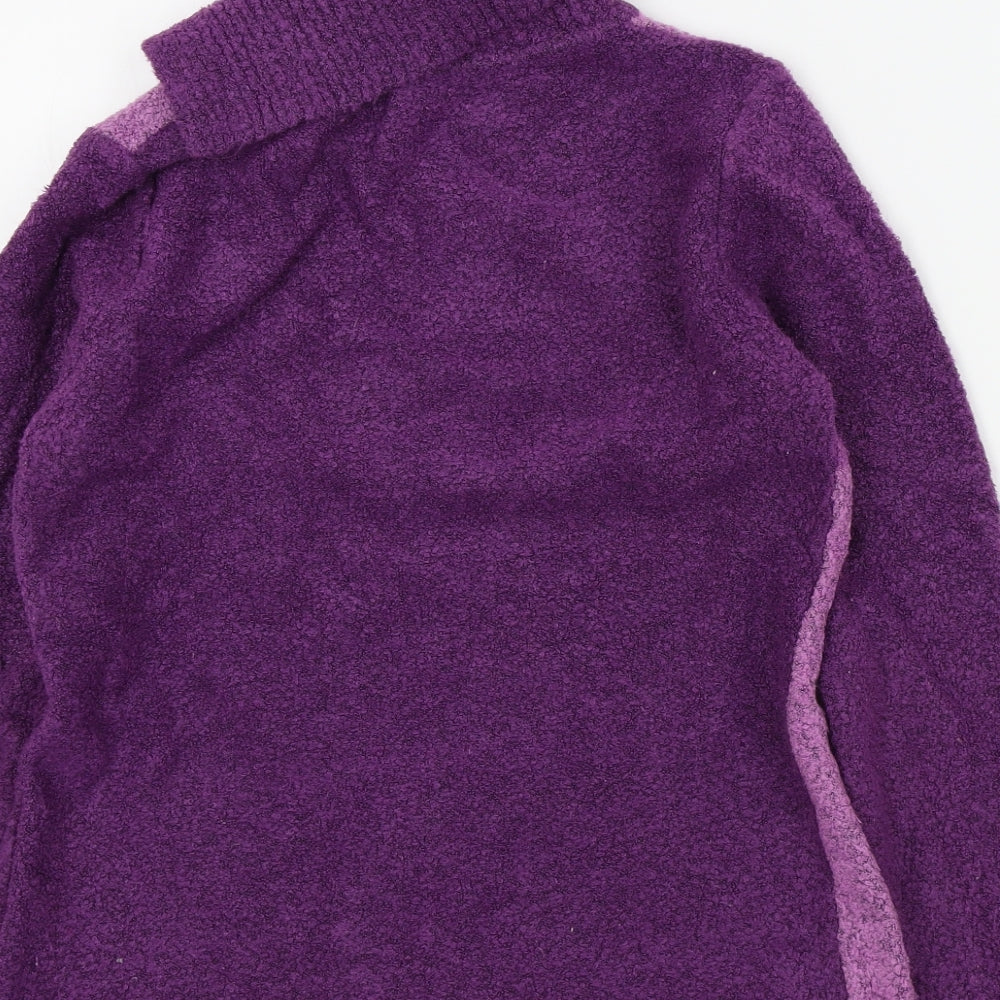 BM Womens Purple Pullover Jumper Size S