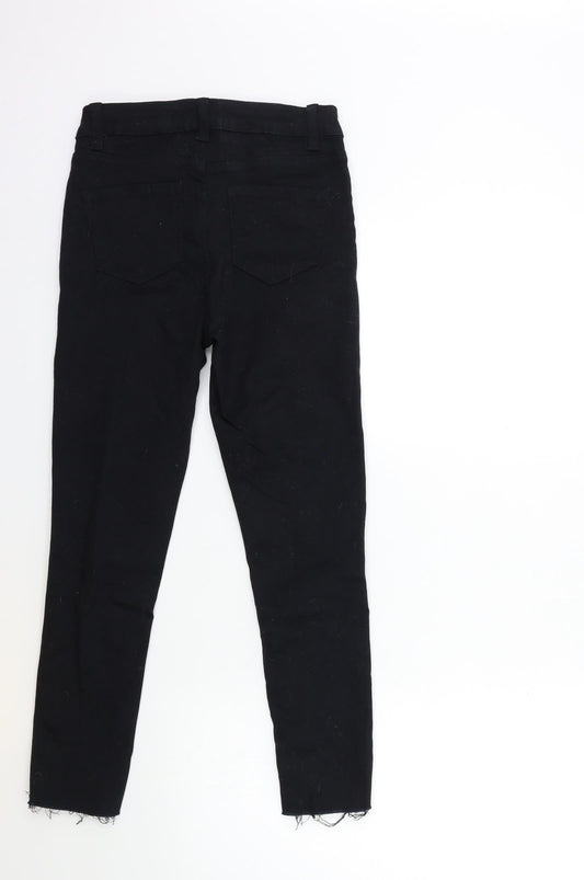 New Look Girls Black Denim Skinny Jeans Size 12 Years