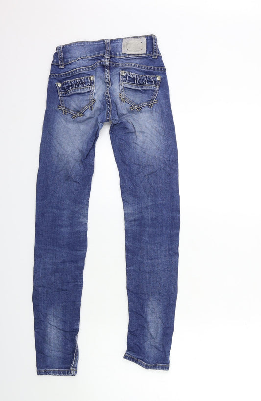 Dzire Jeans Womens Blue Denim Skinny Jeans Size 23 in L27 in