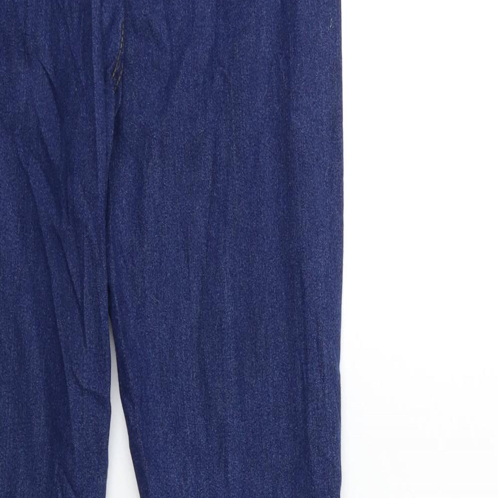 Boohoo Womens Blue Denim Skinny Jeans Size 6 L28 in