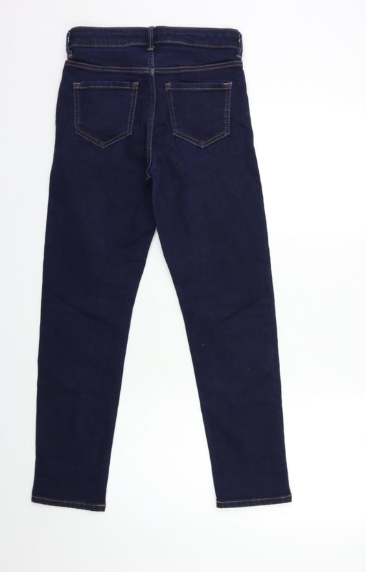 Marks and Spencer Womens Blue Denim Skinny Jeans Size 8 L26 in