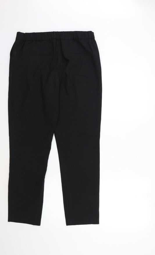 NEXT Womens Black Trousers Size 10 L28 in