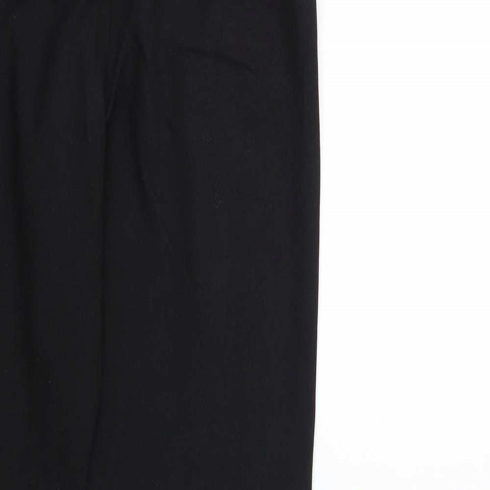 NEXT Womens Black Trousers Size 10 L28 in