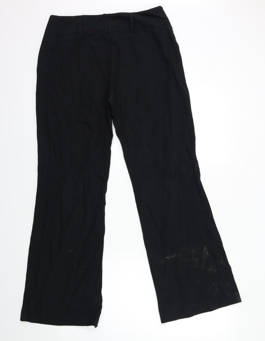 NXT Womens Black Trousers Size 12 L31 in
